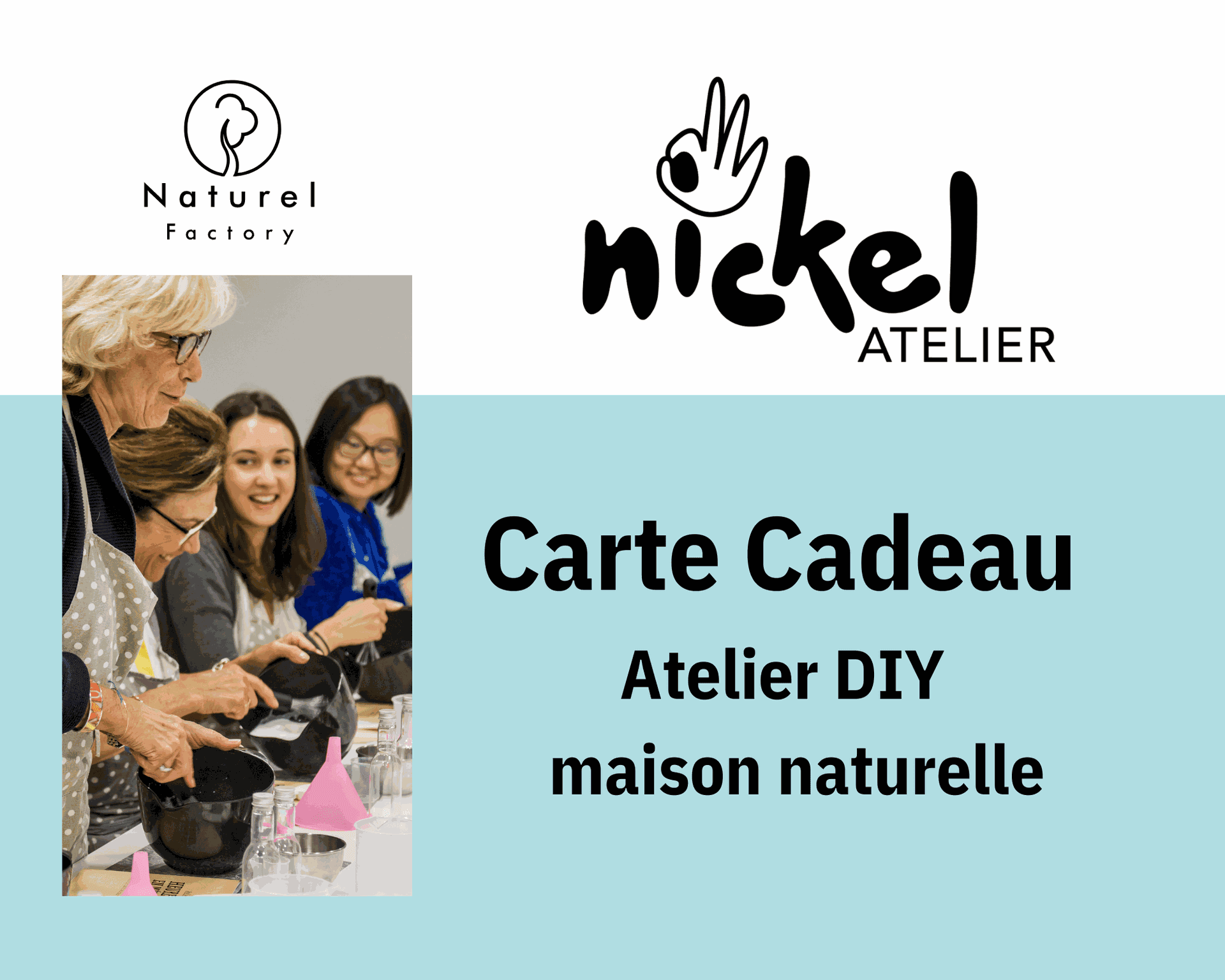 Carte Cadeau Atelier DIY Maison Naturelle