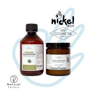 Naturel Factory X MyCosmetik pour vous proposer la NickelBox Duo Cheveux au Naturel pour une beauté minimaliste et responsable qui vous ressemble.